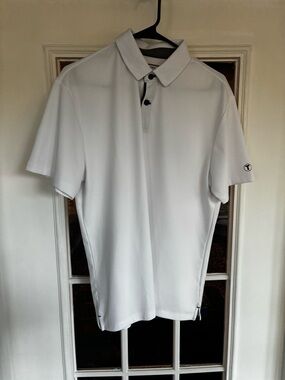 Twillory Men’s White Performance Polo Shirt - Classic Short Sleeve